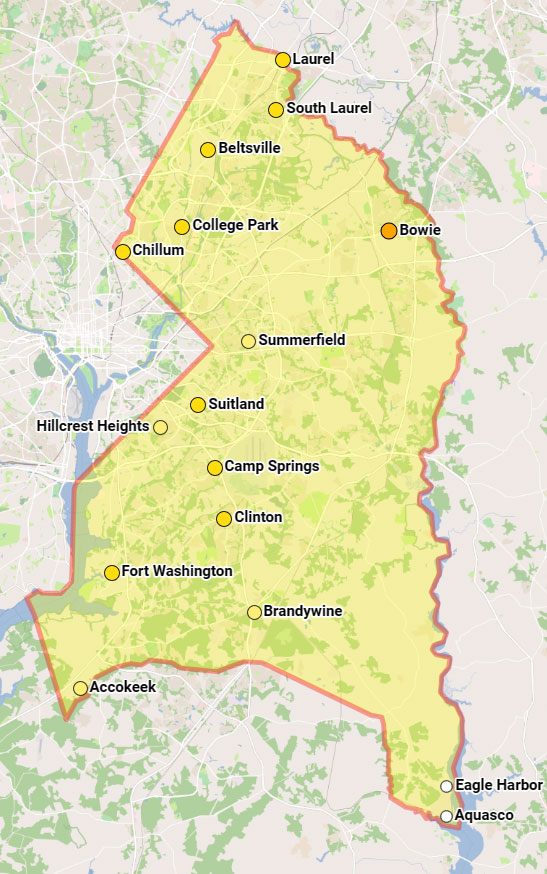 PG County map